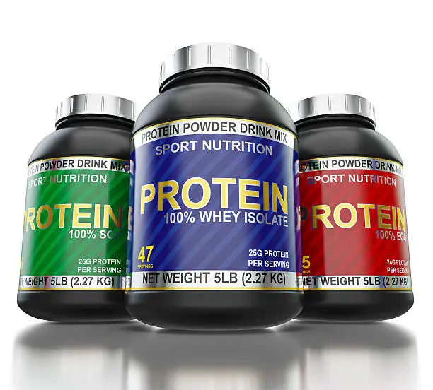 Tipo de suplementos de proteínas